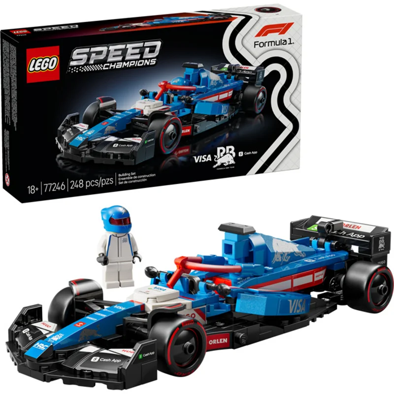 لگو سری اسپید مدل 77246 - LEGO Speed Champions Visa Cash App RB VCARB 01 F1 Race Car 77246