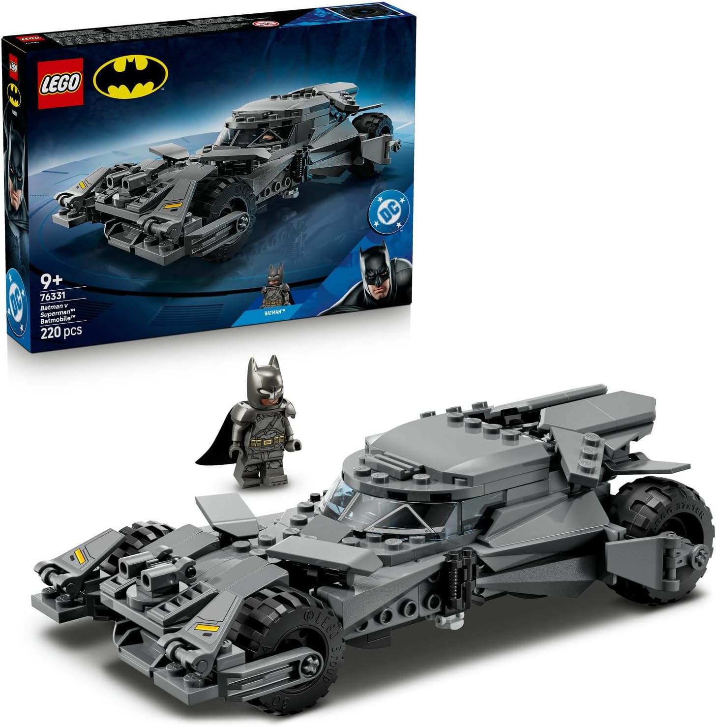 لگو سری ابر قهرمانان مدل بت‌موبیل بتمن و سوپرمن ۷۶۳۳۱ - LEGO DC Batman Batman and Superman Batmobile 76331