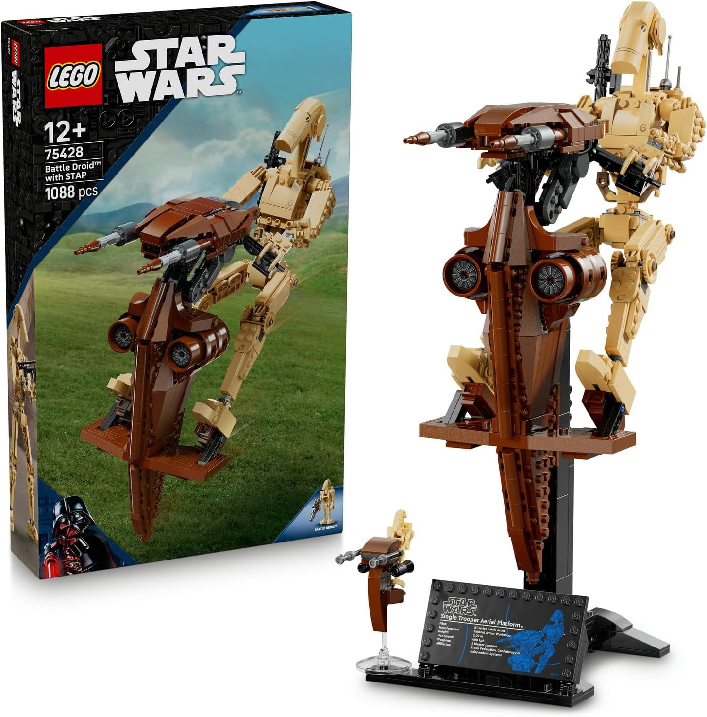 لگو سری جنگ ستارگان مدل تهدید پنهان STAP 75428 - LEGO Star Wars The Hidden Menace STAP Battle Droid 75428