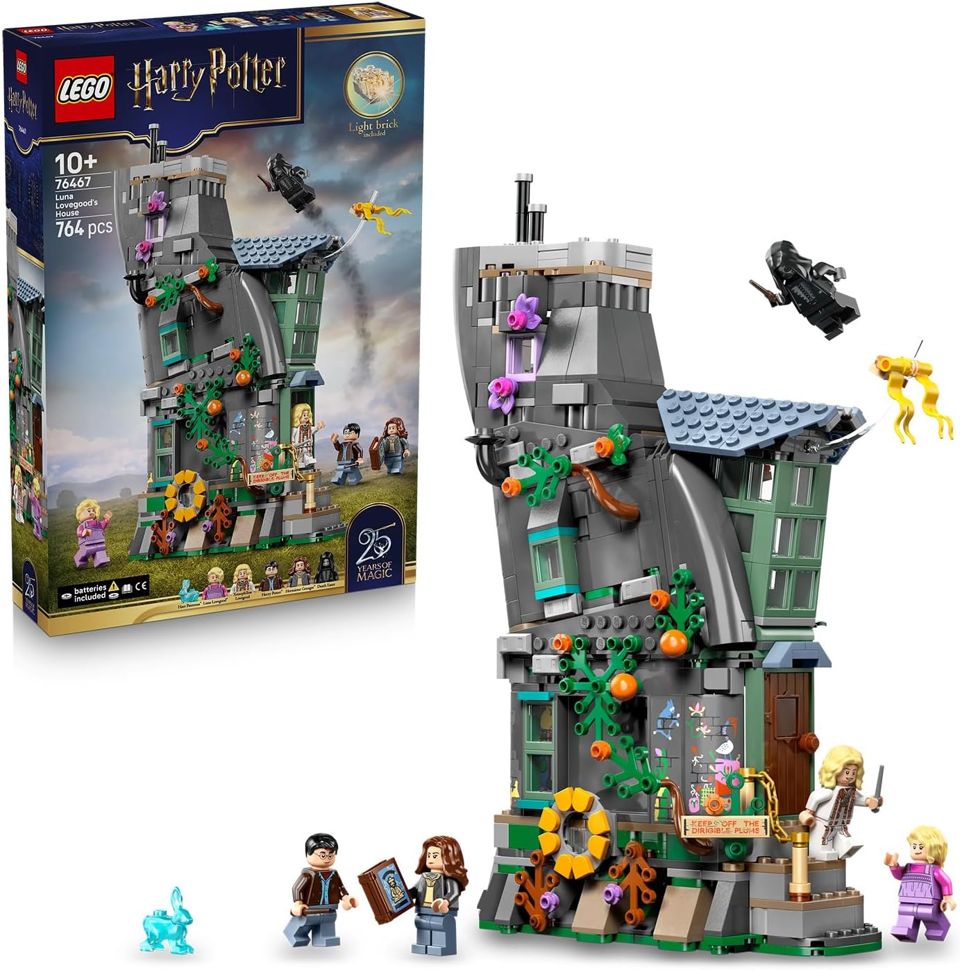 لگو سری هری پاتر مدل خانه لونا لاوگود 76467 - LEGO Harry Potter Luna Lovegood's House 76467