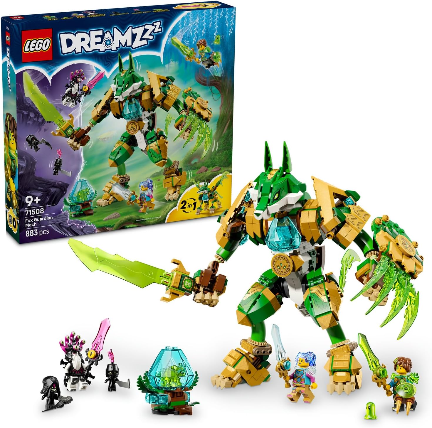 لگو سری دریمز مدل ربات فاکس گاردین ۷۱۵۰۸ - LEGO DREAMZzz Fox Guardian Robot 71508