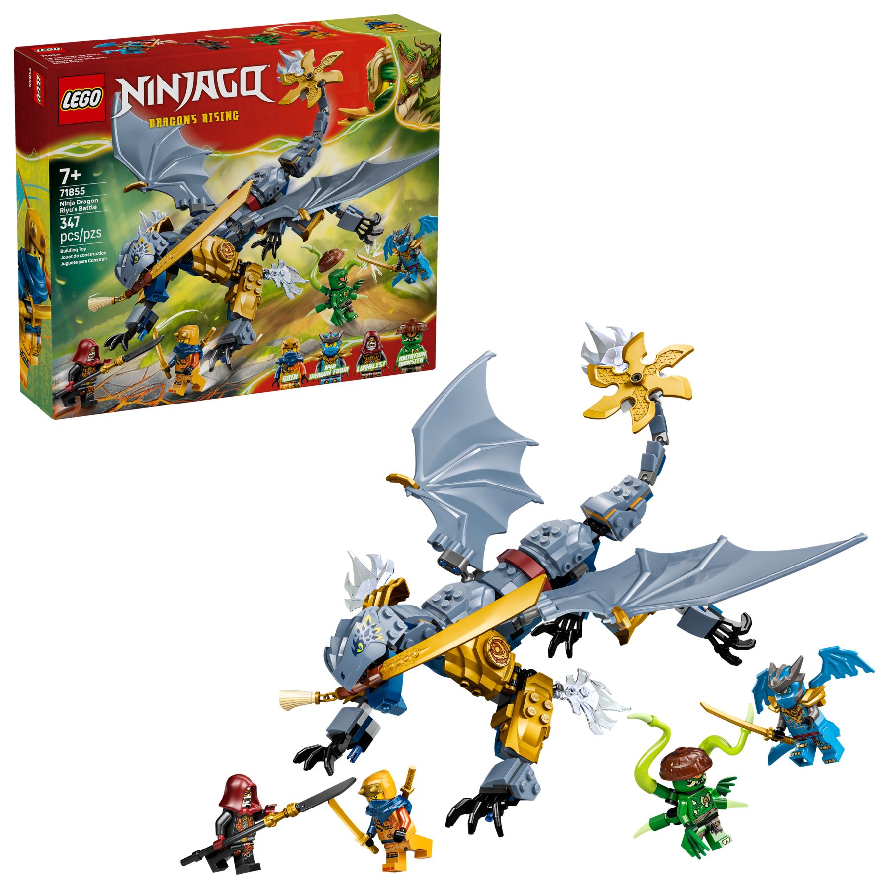 لگو سری نینجاگو مدل نبرد اژدها با ریو 71855 - LEGO 71855 Ninjago Riyu the Dragon Battle