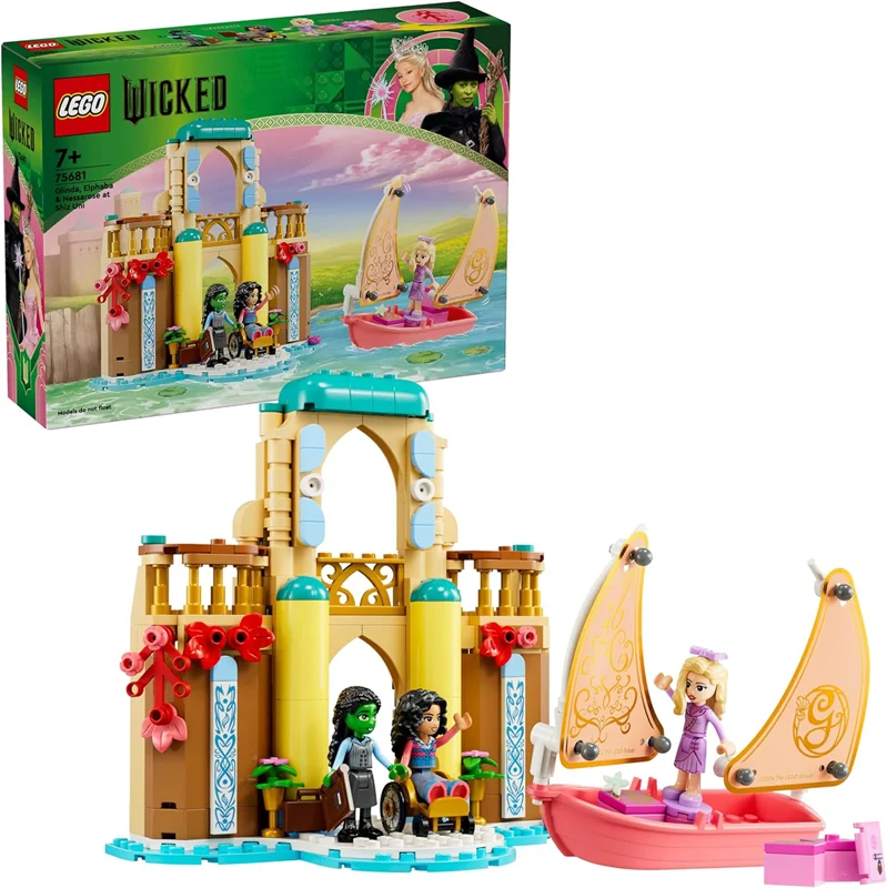 لگو سری فیلم شرور مدل الفابا و نساروز در دانشگاه شیز 75681 - LEGO Wicked Glinda, Elphaba and Nessarose at Shiz University 75681