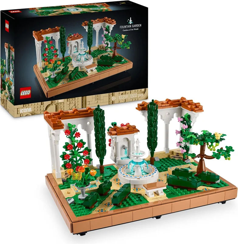 لگو سری آیکون مدل باغ فواره 10359 - LEGO Icons Fountain Garden 10359