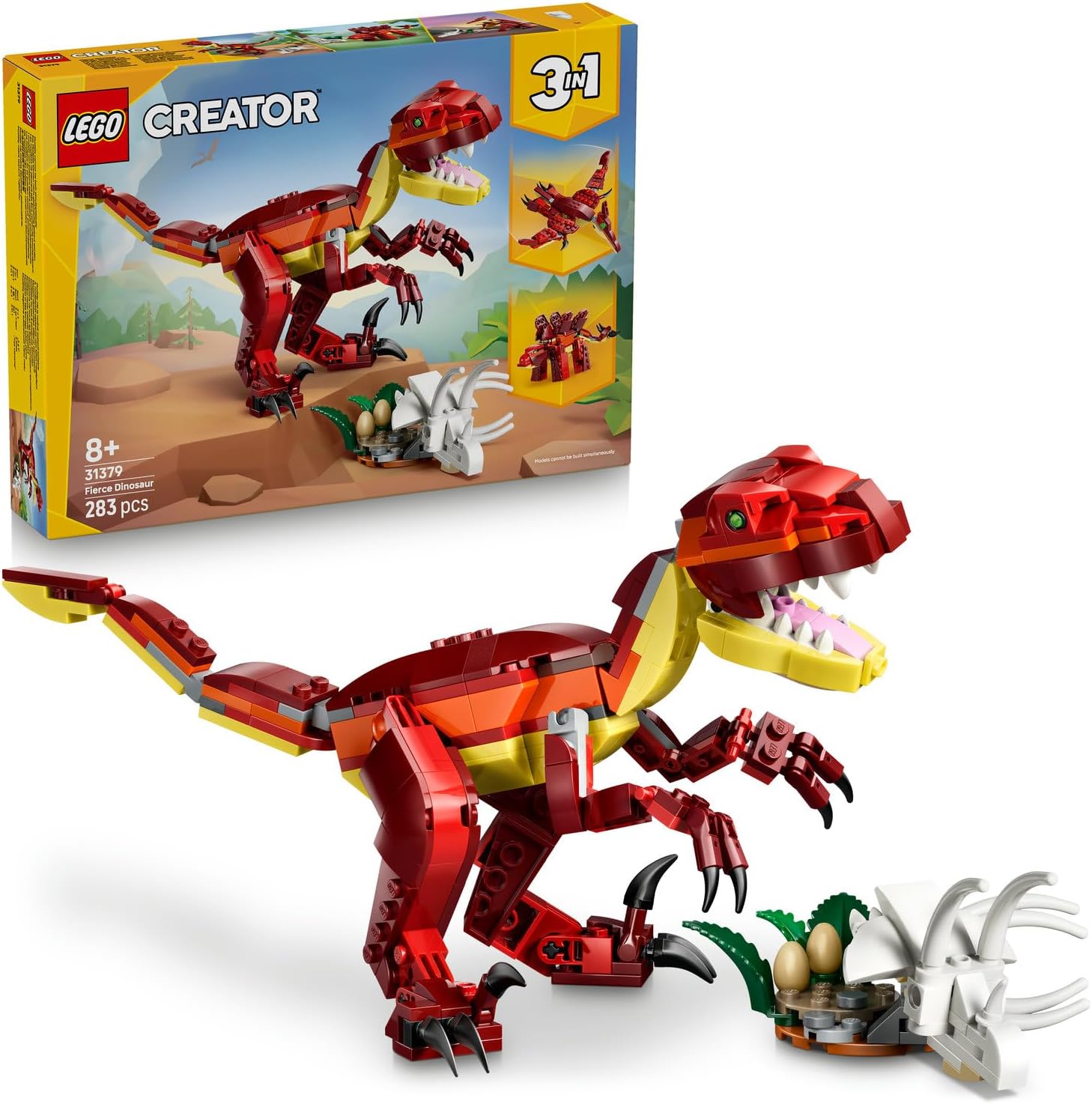 لگو سری سازنده 3 در 1 مدل دایناسور وحشی ۳۱۳۷۹ - LEGO Creator 3-in-1 Wild Dinosaur 31379