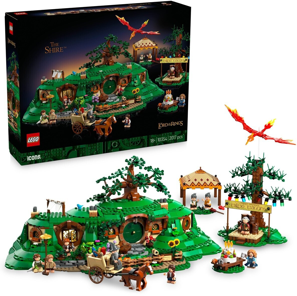لگو سری آیکون مدل ارباب حلقه‌ها : شایر 10354 - 10354 LEGO Icons The Lord of the Rings: The Shire