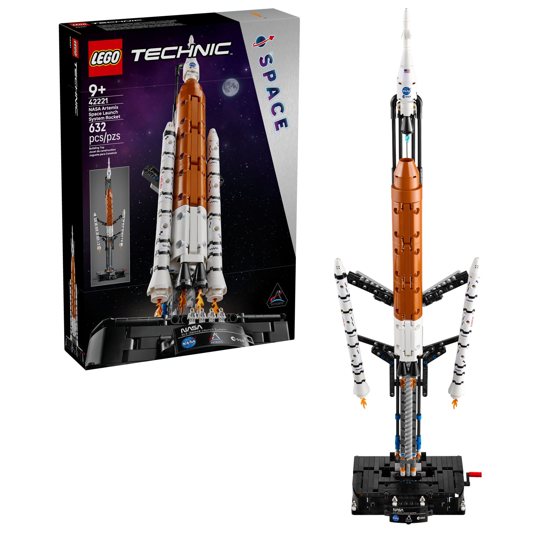 لگو سری تکنیک مدل موشک پرتاب فضایی آرتمیس ناسا ۴۲۲۲۱ - LEGO Technic NASA Artemis Space Launch Rocket 42221