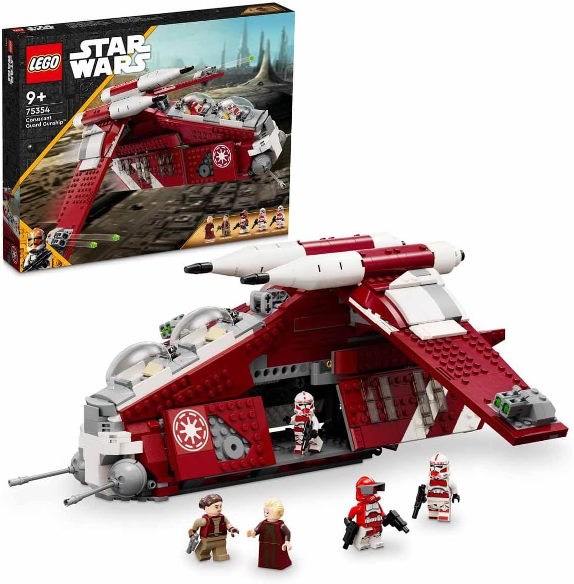 لگو سری جنگ ستارگان مدل کشتی زرهی نگهبان کوروسکانت 75354 - LEGO Star Wars Coruscant Guardian Armored Ship 75354