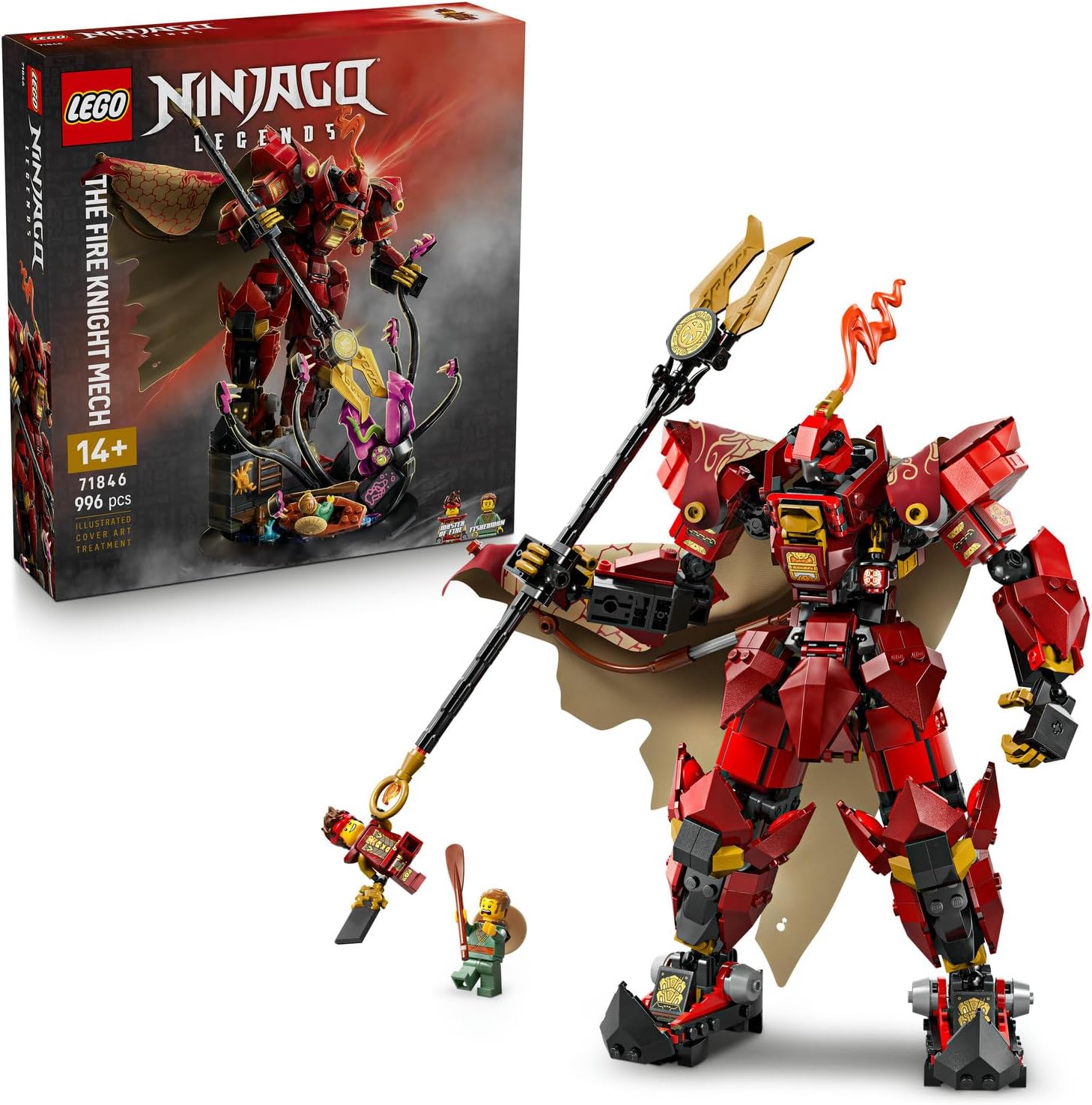 لگو سری نینجاگو مدل ربات شوالیه آتش71846 - LEGO NINJAGO Fire Knight Robot 71846