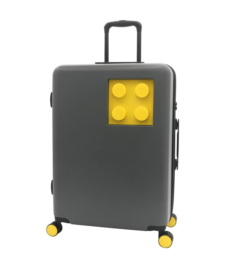 چمدان متوسط ​​۲x۲ بلوک ساختمانی لگو خاکستری/زرد - LEGO® Building Block 2x2 Medium Suitcase - Grey/Yellow 20153-1962