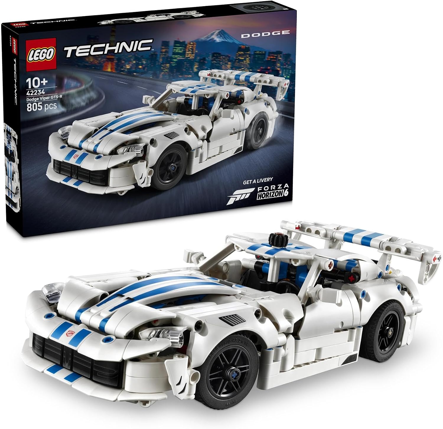 لگو سری تکنیک مدل ماشین اسپرت دوج وایپر GTS-R  ۴۲۲۳۴ - LEGO Technic Dodge Viper GTS-R Sports Car 42234