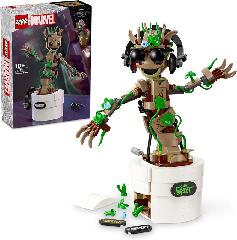 لگو سری ابر قهرمانان مدل رقص گروت 76297 - LEGO Marvel Dancing Groot 76297