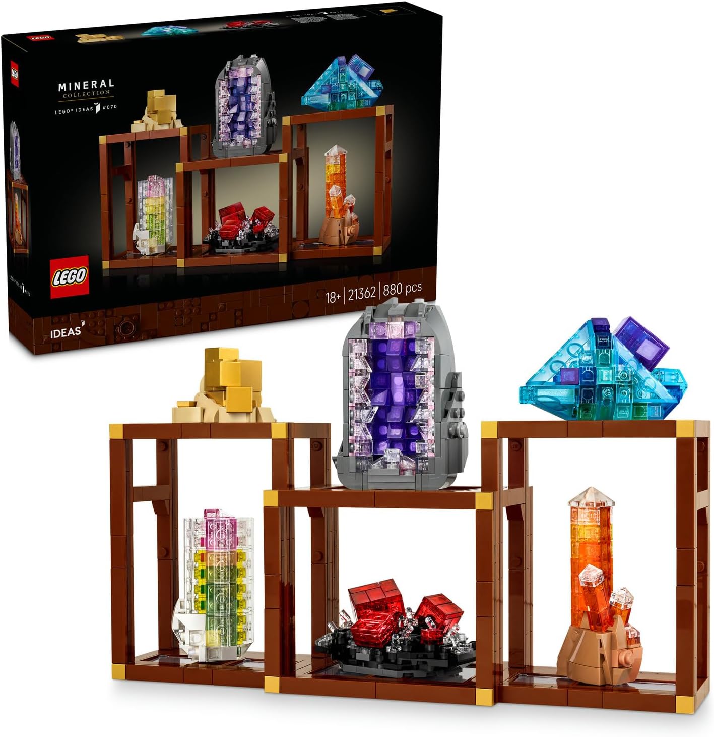 لگو سری ایده مدل مجموعه معدنی ۲۱۳۶۲ - LEGO Ideas Mineral Collection 21362