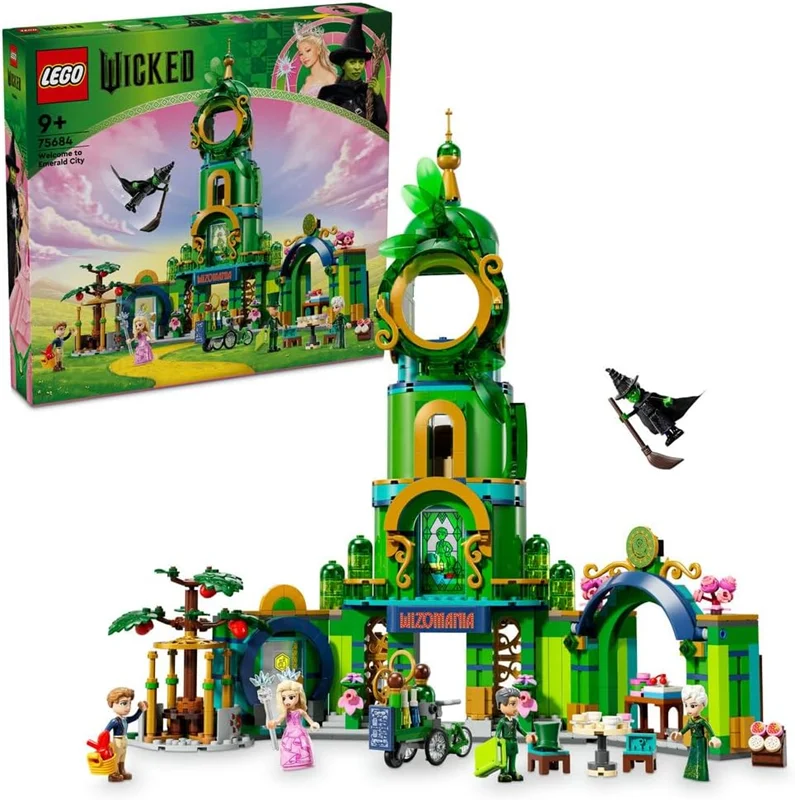 لگو سری فیلم شرور مدل به شهر زمرد خوش آمدیدwicked 75684 - LEGO Wicked Welcome to the Emerald City 75684
