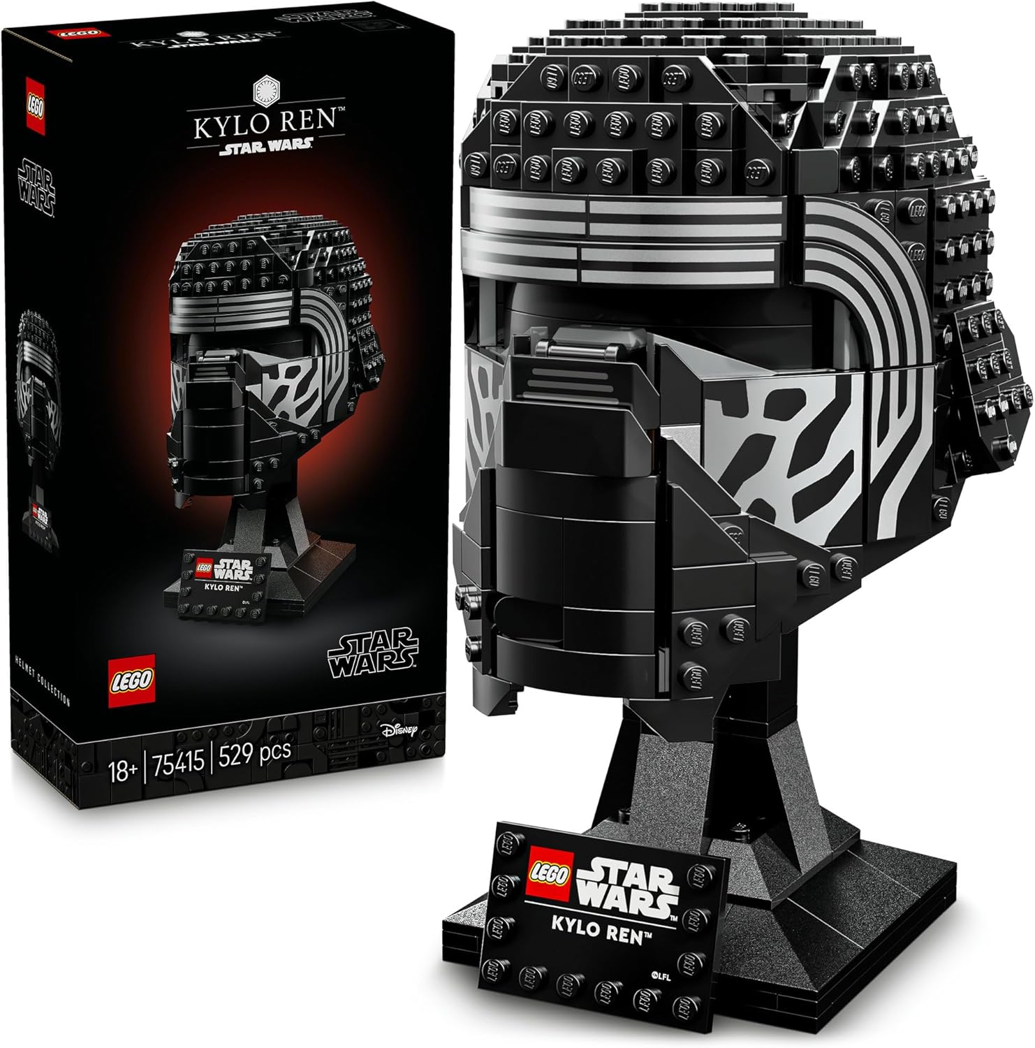 لگو سری جنگ ستارگان مدل کلاه ایمنی کایلو رن 75415 - 75415 LEGO Star Wars Kylo Ren Helmet