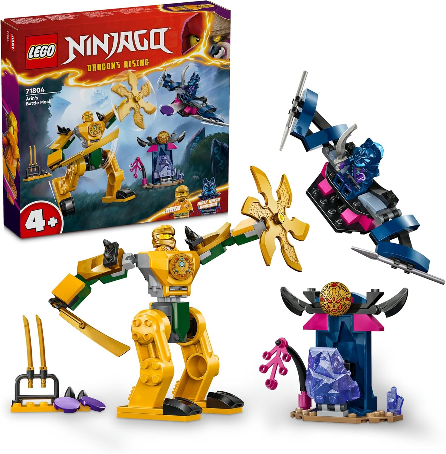 لگو سری نینجاگو مدل ربات جنگی آرین 71804 - LEGO NINJAGO Arin's Battle Robot 71804