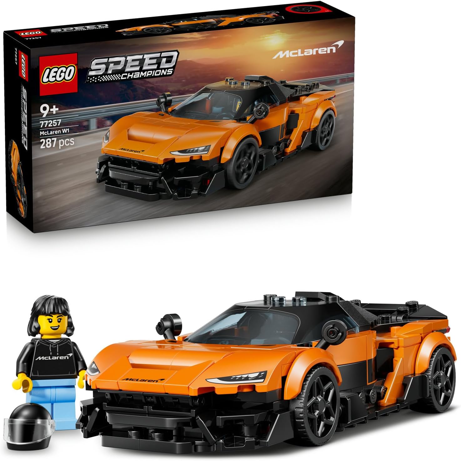 لگو سری اسپید مدل سوپراسپرت واقعی مک‌لارن 77257 - LEGO Speed ​​Champions McLaren W1 Real Supercar 77257