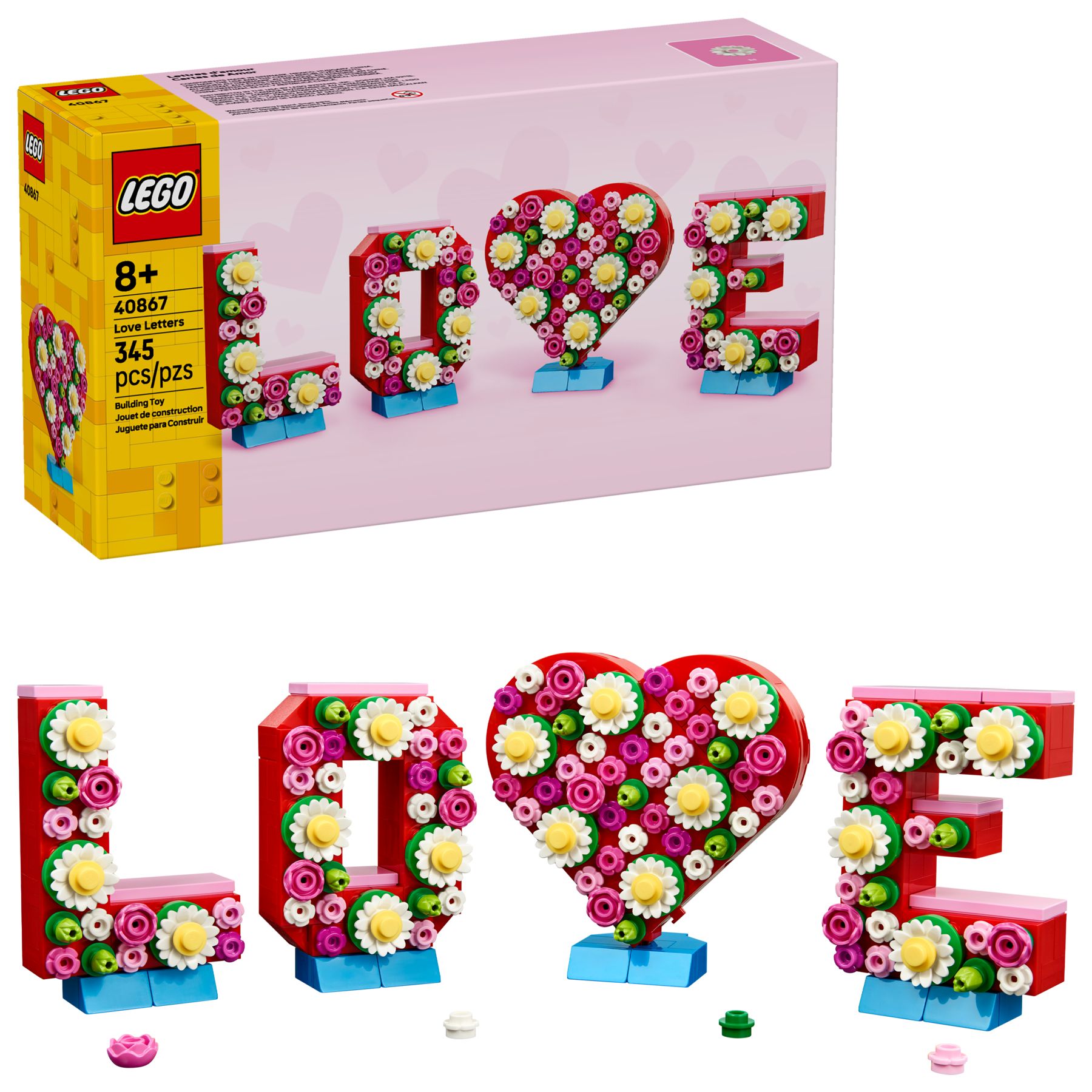 لگو سری ایده مدل نامه‌های عاشقانه 40867 - 40867 LEGO Iconic Love Letters