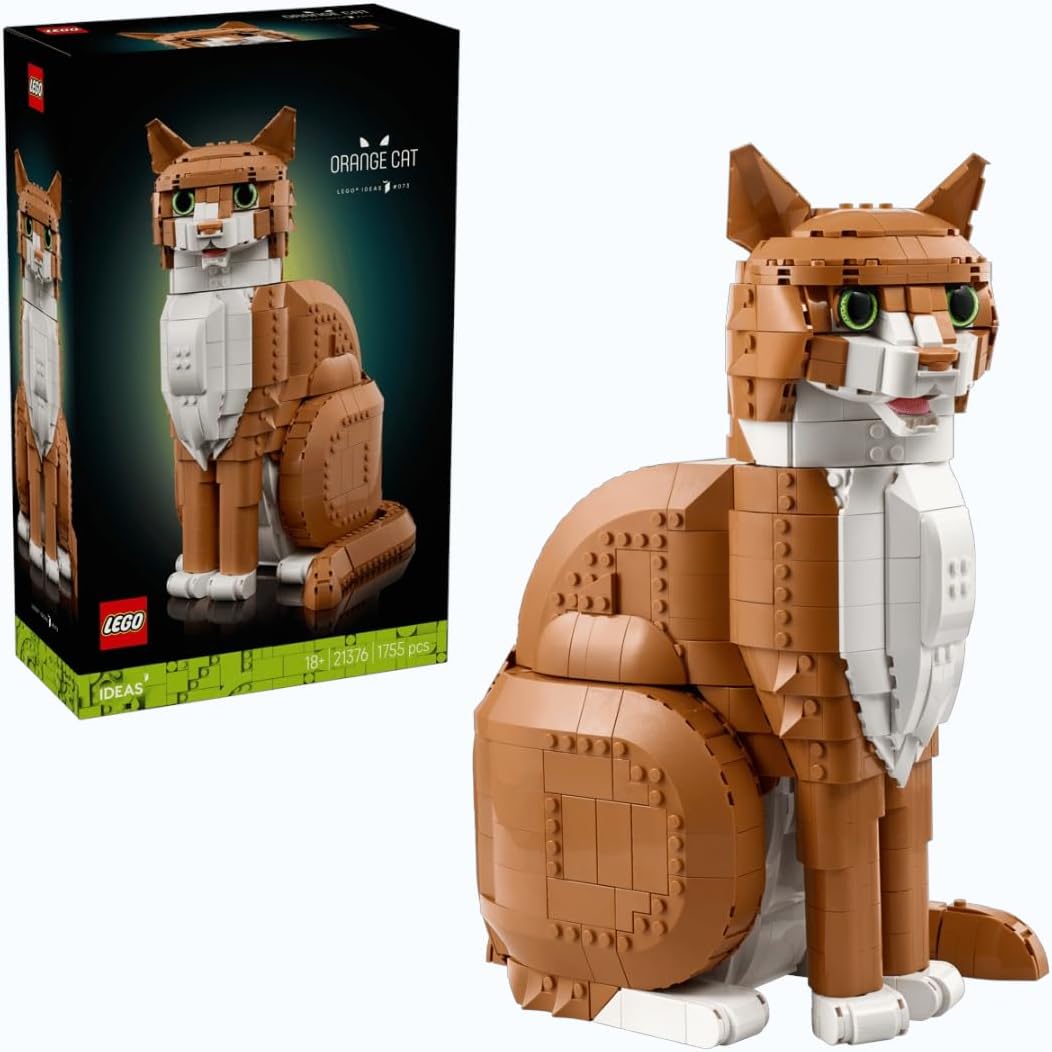 لگو سری ایده مدل گربه نارنجی ۲۱۳۷۶ - Lego Ideas Orange Cat 21376