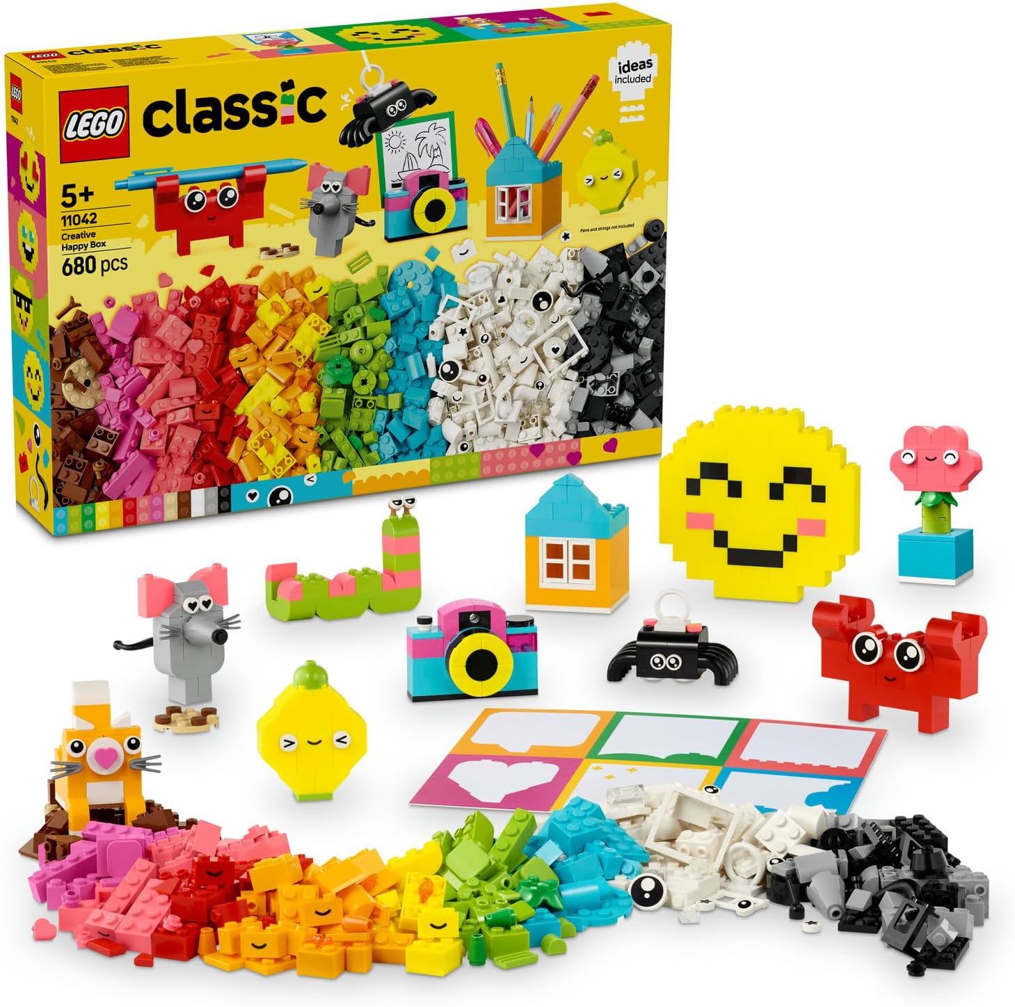 لگو سری کلاسیک مدل 11042 - LEGO Classic Creative Happy Box 11042