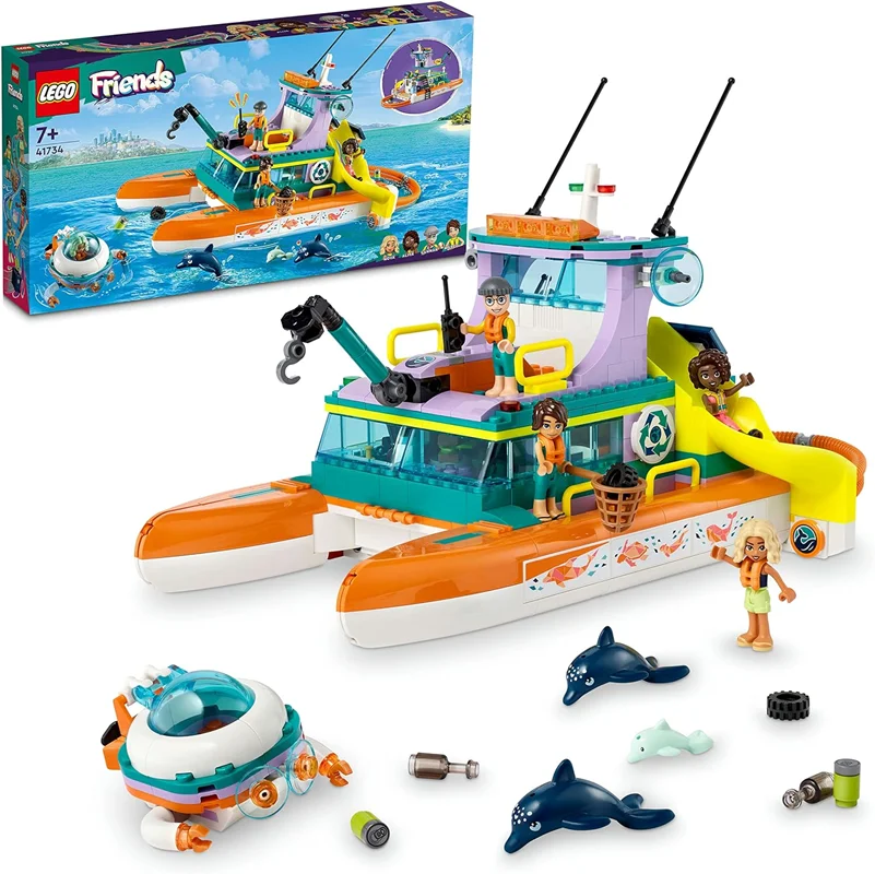 لگو سری فرندز مدل قایق نجات دریایی 41734 - LEGO® Friends Sea Rescue Boat 41734