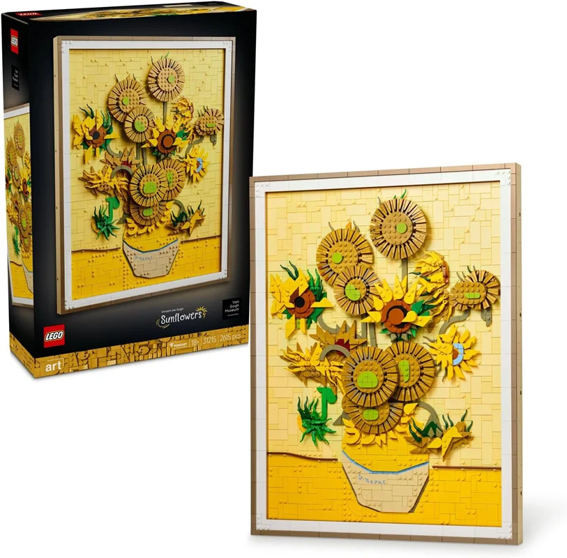 لگو سری آیکون مدل گلهای آفتابگردان ونسان ون گوگ 31215 - LEGO Art Vincent van Gogh – Sunflowers 31215