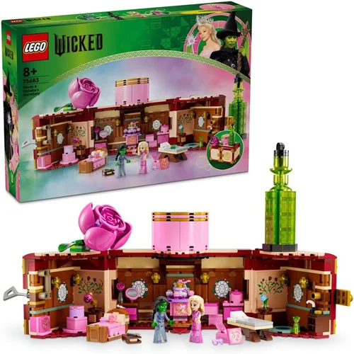 لگو سری فیلم شرور مدل خانه گلیندا و الفابا 75683 - LEGO Wicked Glinda & Elphaba's Home 75683