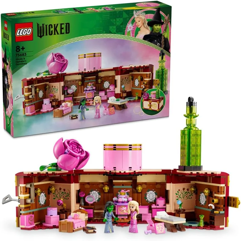 لگو سری فیلم شرور مدل خانه گلیندا و الفابا 75683 - LEGO Wicked Glinda & Elphaba's Home 75683