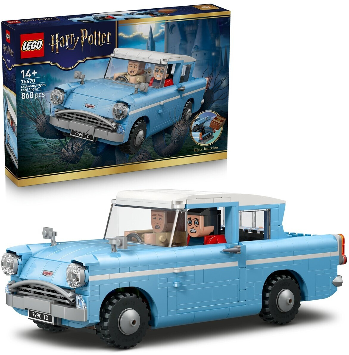 لگو سری هری پاتر مدل فورد پرنده آنجلیا مسحور شده 76470 - LEGO Harry Potter enchanted Flying Ford Anglia™ 76470