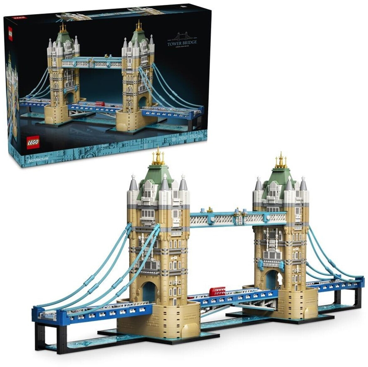 لگو سری معماری مدل پل برج لندن ۲۱۰۶۷ - LEGO Architecture Tower Bridge 21067