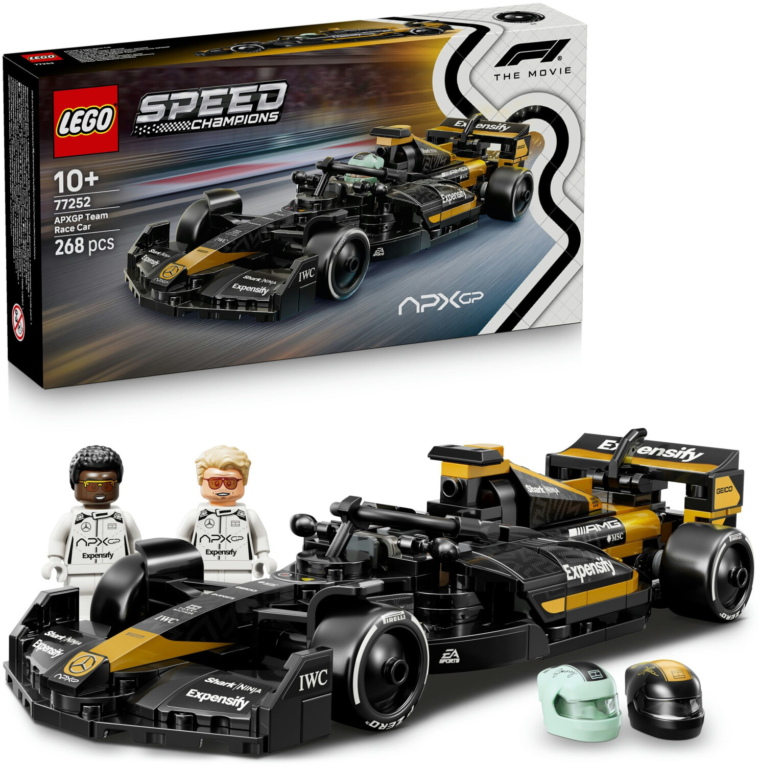 لگو سری اسپید مدل 77252 -  LEGO Speed ​​Champions F1 Movie APXGP Team Race Car 77252