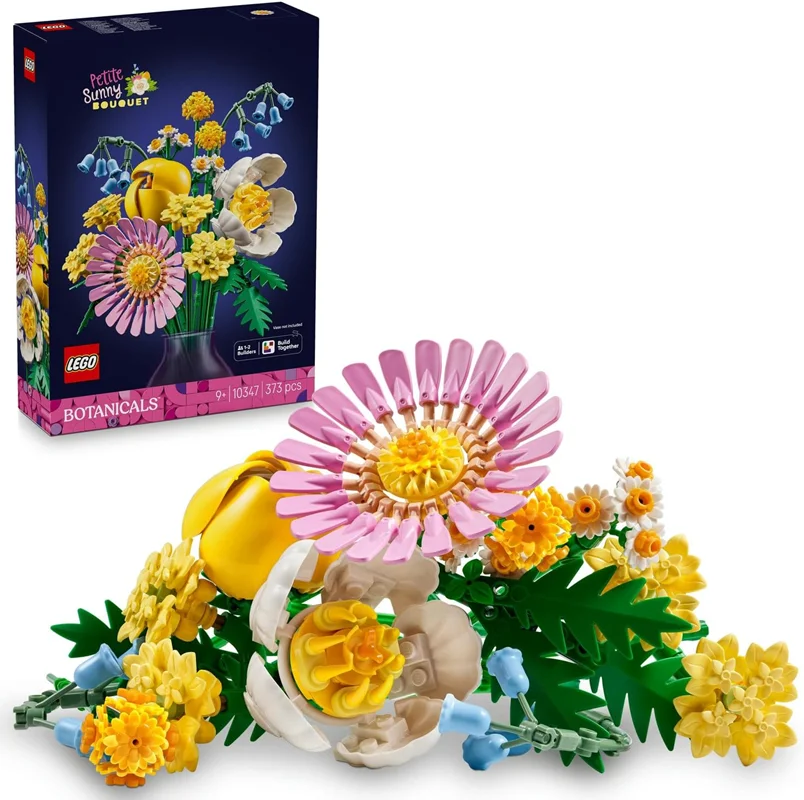 لگو سری آیکون مدل دسته گل زرد کوچک ۱۰۳۴۷ - LEGO Botanicals Small Yellow Bouquet 10347