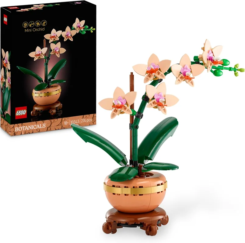 لگو سری آیکون مدل مینی ارکیده 10343 - LEGO Botanicals Mini Orchid 10343