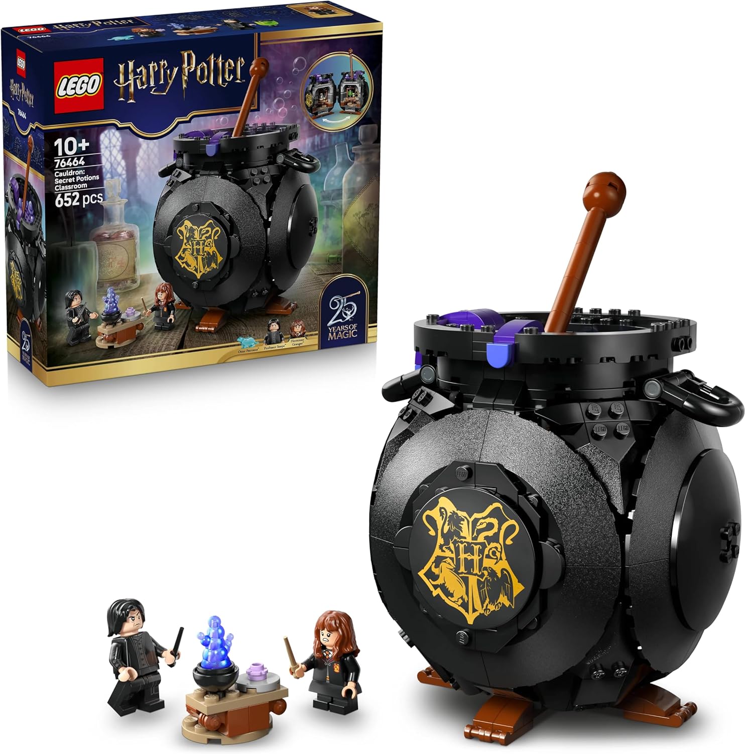 لگو سری هری پاتر مدل دیگ : کلاس درس معجون‌های مخفی 76464 - LEGO Harry Potter Cauldron: Secret Potions Classroom 76464