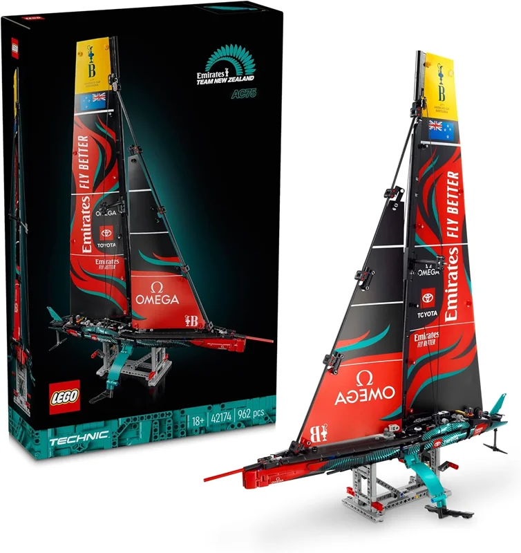 لگو سری تکنیک مدل تیم قایق بادبانی نیوزلند 42174 - LEGO Technic Emirates Team New Zealand AC75 Yacht 42174