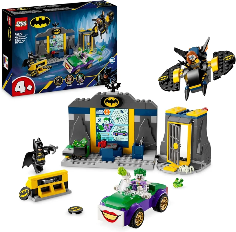 لگو سری ابر قهرمانان مدل غار بتمن ، بت گرل و جوکر 76272 - LEGO DC Batman: Batcave with Batman, Batgirl and Joker 76272