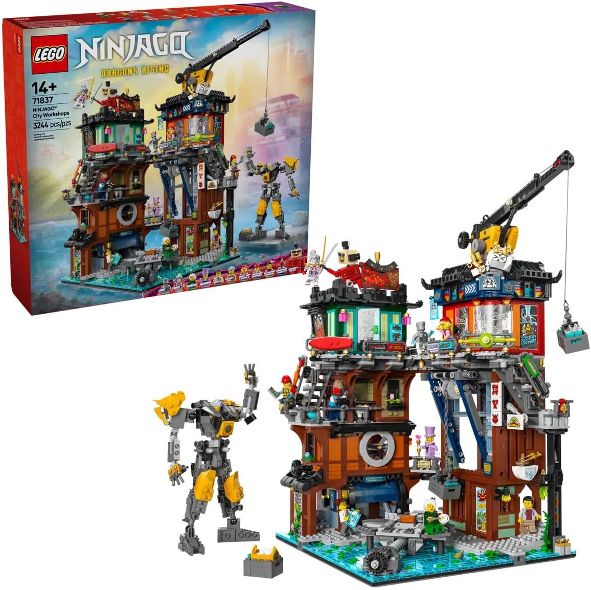 لگو سری نینجاگو مدل کارگاه‌های شهر نینجاگو 71837 - LEGO NINJAGO NINJAGO City Workshops 71837