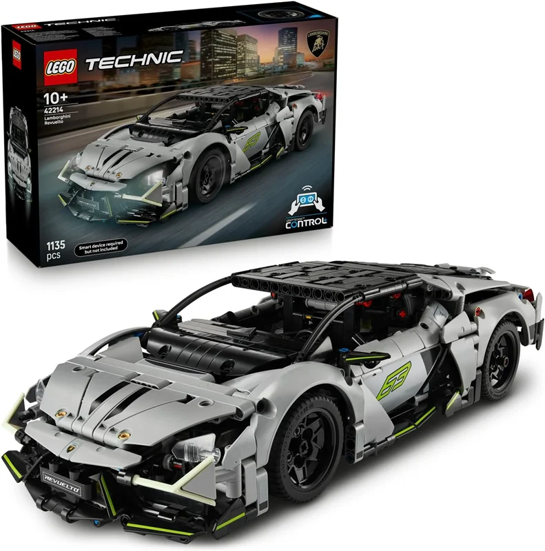 لگو سری تکنیک مدل ماشین اسپرت لامبورگینی روئلتو ۴۲۲۱۴ - LEGO Technic Lamborghini Revuelto Sports Car 42214