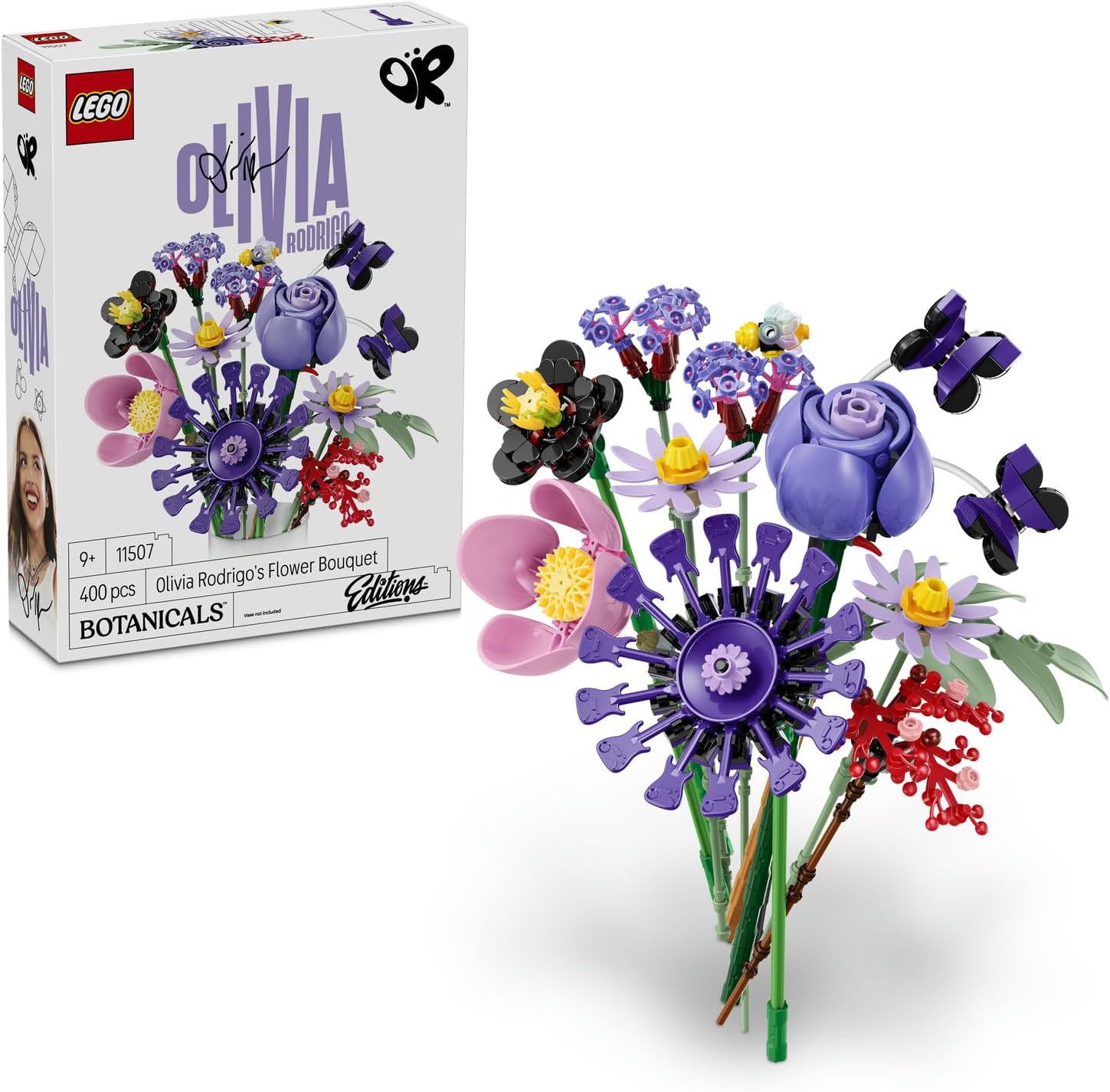 لگو سری آیکون مدل دسته گل اولیویا رودریگو ۱۱۵۰۷ - LEGO Botanicals Olivia Rodrigo's Flower Bouquet 11507