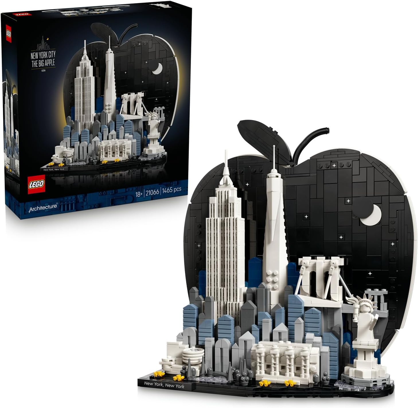 لگو سری معماری مدل شهر نیویورک - سیب بزرگ ۲۱۰۶۶ - LEGO Architecture New York City – The Big Apple 21066