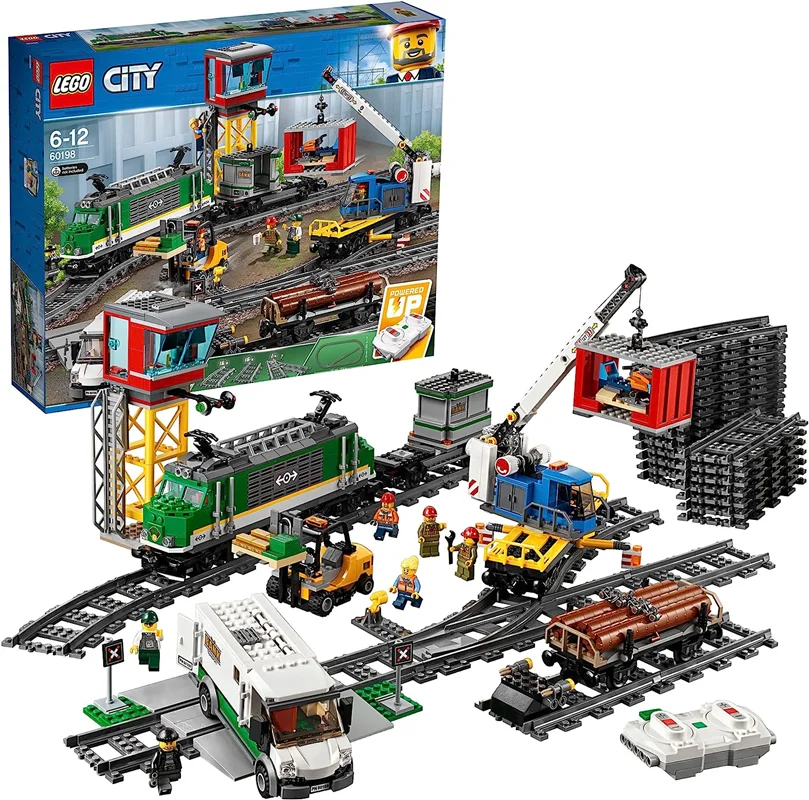 لگو سری سیتی مدل قطار باربری ۶۰۱۹۸ - LEGO City Cargo Train 60198