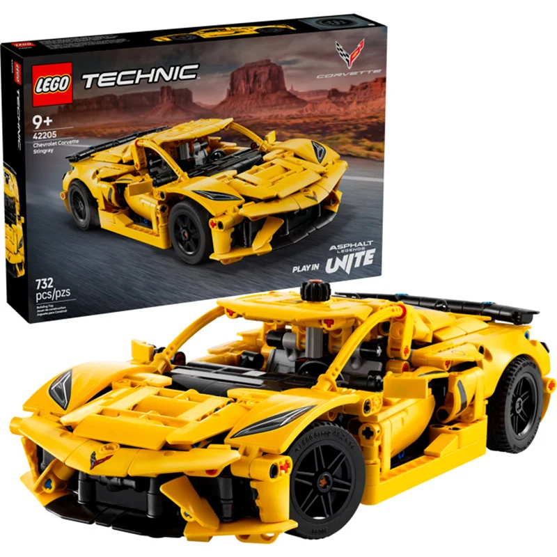 لگو سری تکنیک مدل شورولت کوروت استینگری 42205 - LEGO Chevrolet Corvette Stingray Set 42205