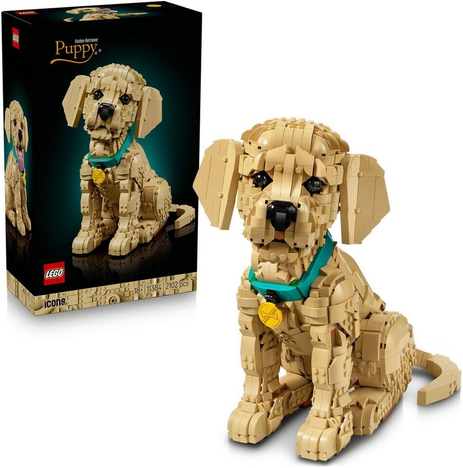 لگو سری آیکون مدل توله سگ گلدن رتریور 11384 - 11384 LEGO Icons Puppy Golden Retriever